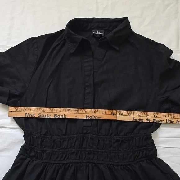 Nicole Miller Black Midi Dress - Picture 8 of 9